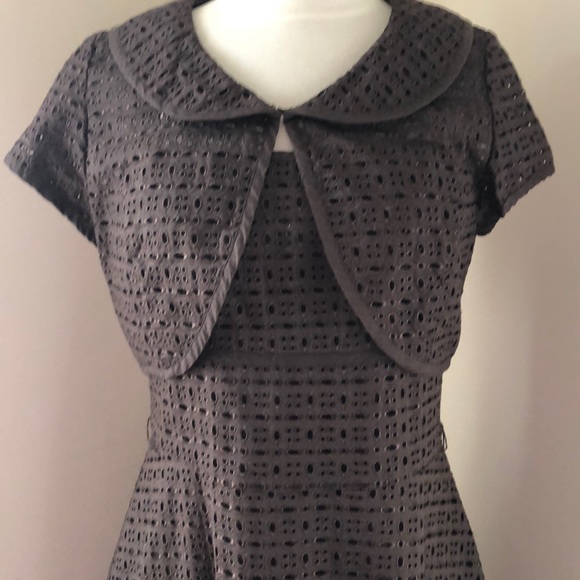 Eyelet sundress w/ bolero shrug - Picture 4 of 4